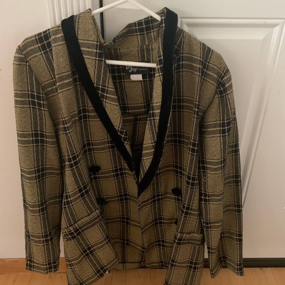 Women’s Plaid Formal Jacket